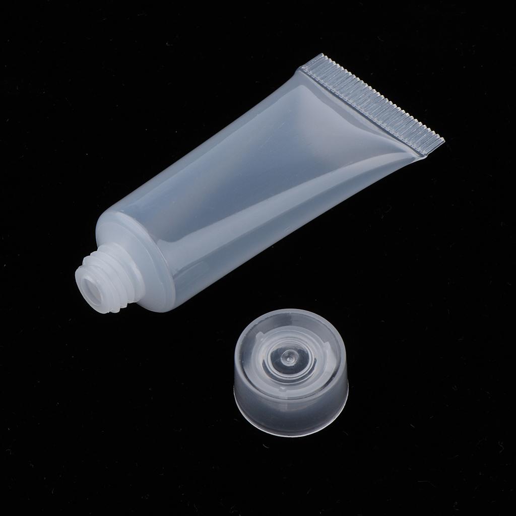 20Pcs 10ml Empty Lip Gloss Tubes Cosmetic Cream Shampoo Storage Containers