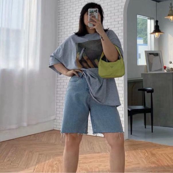 Quần Bò 7 Tấc / Quần Jeans Ngố BigSize Siêu To QJ001