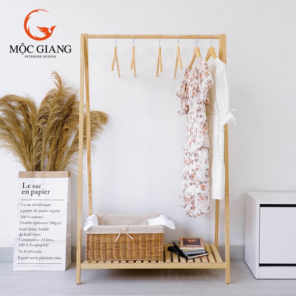 Giá Treo Quần Áo Chữ A 1 Tầng Size S Kiểu Dáng Hàn Quốc - Nội Thất Mộc Giang