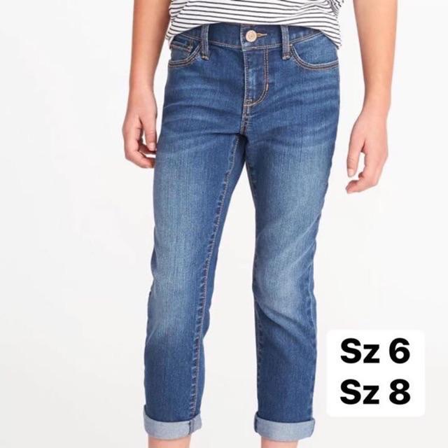 Quần jean skinny bé gái vnxk