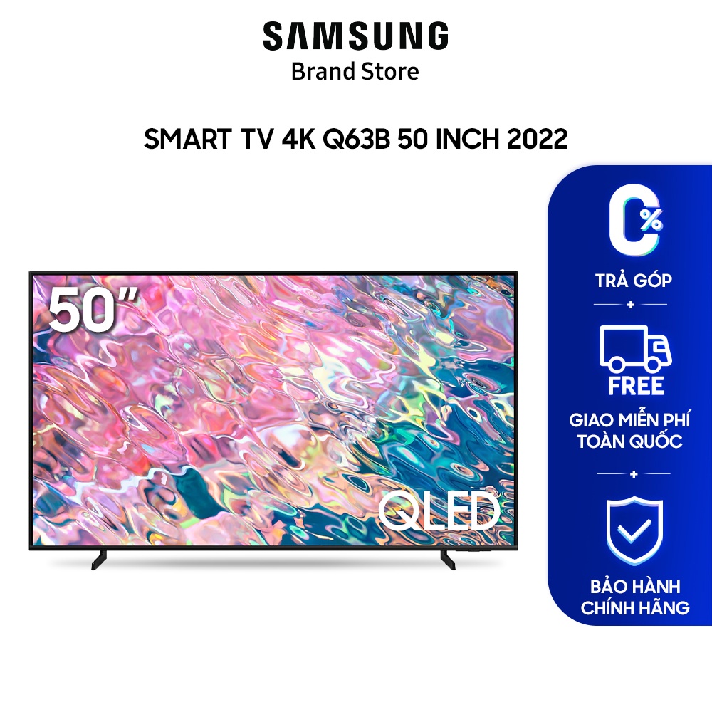 Smart TV Samsung 4K QLED 50 inch Q63B 2022 - Hàng chính hãng