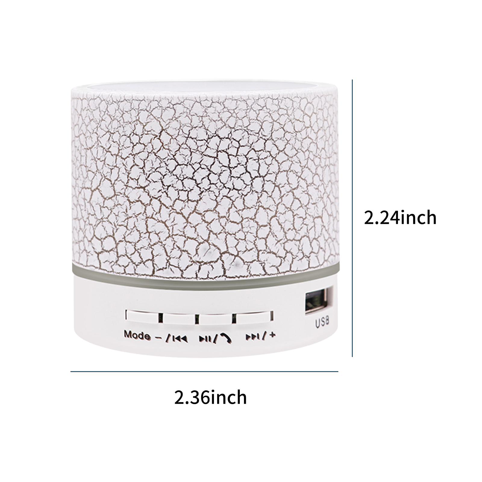 Loa Mini Đèn 7 Màu Bt Không Dây Nhỏ Có Thể Sạc Lại Di Động Cho Du Lịch