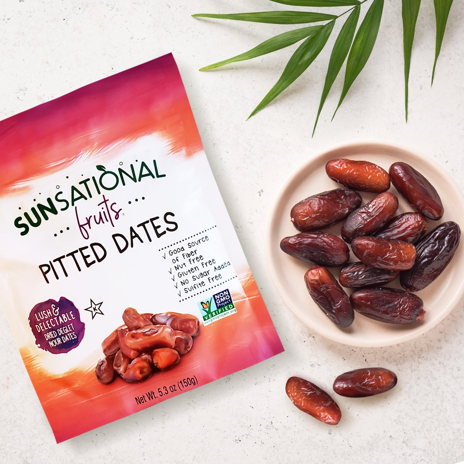 Chà Là Sấy Khô (150g) - Sunsational Fruits Pitted Dates (150g) - không thêm đường, nhiều chất xơ, không chất bảo quản