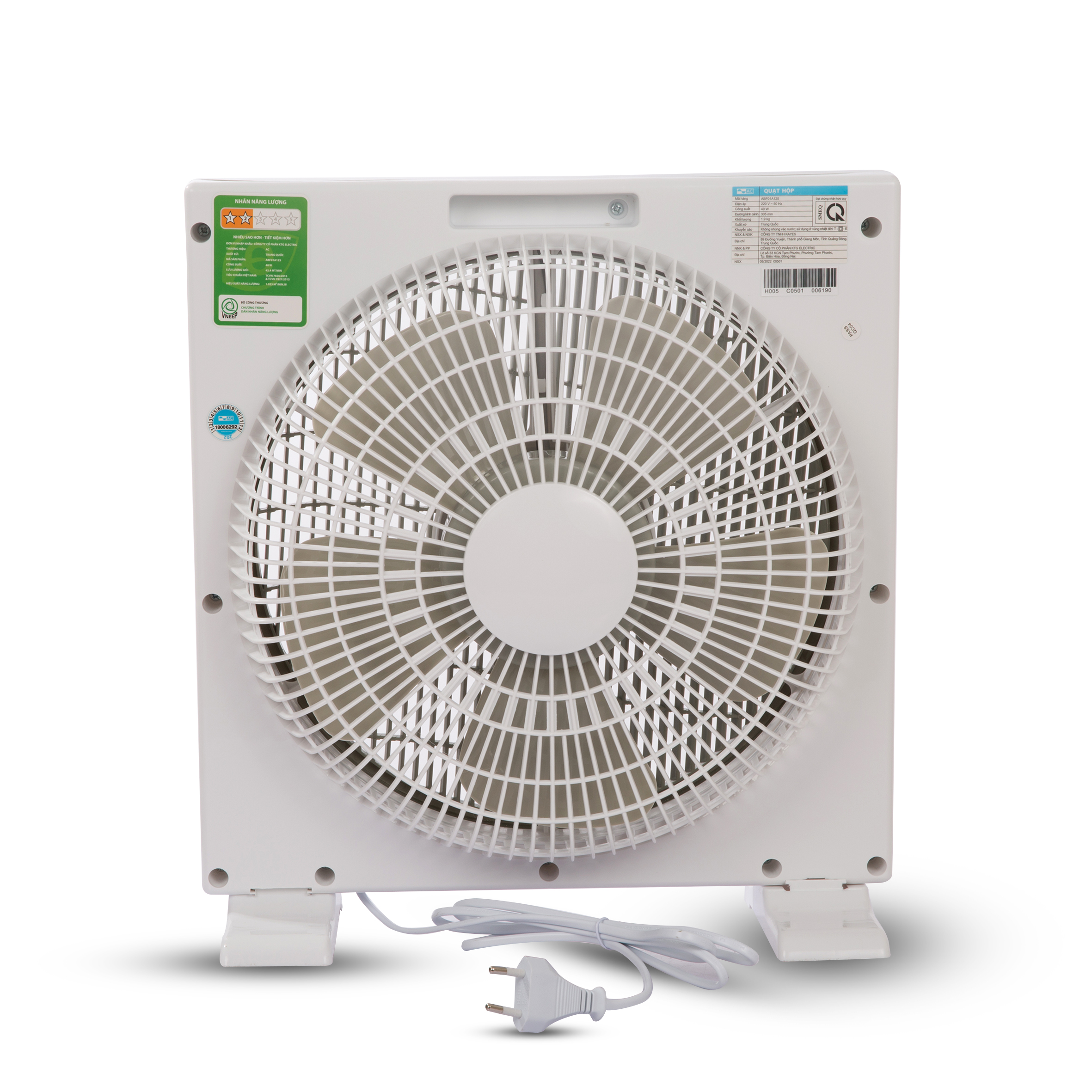 Quạt hộp AC 40W- ABF01A125-Hàng chính hãng