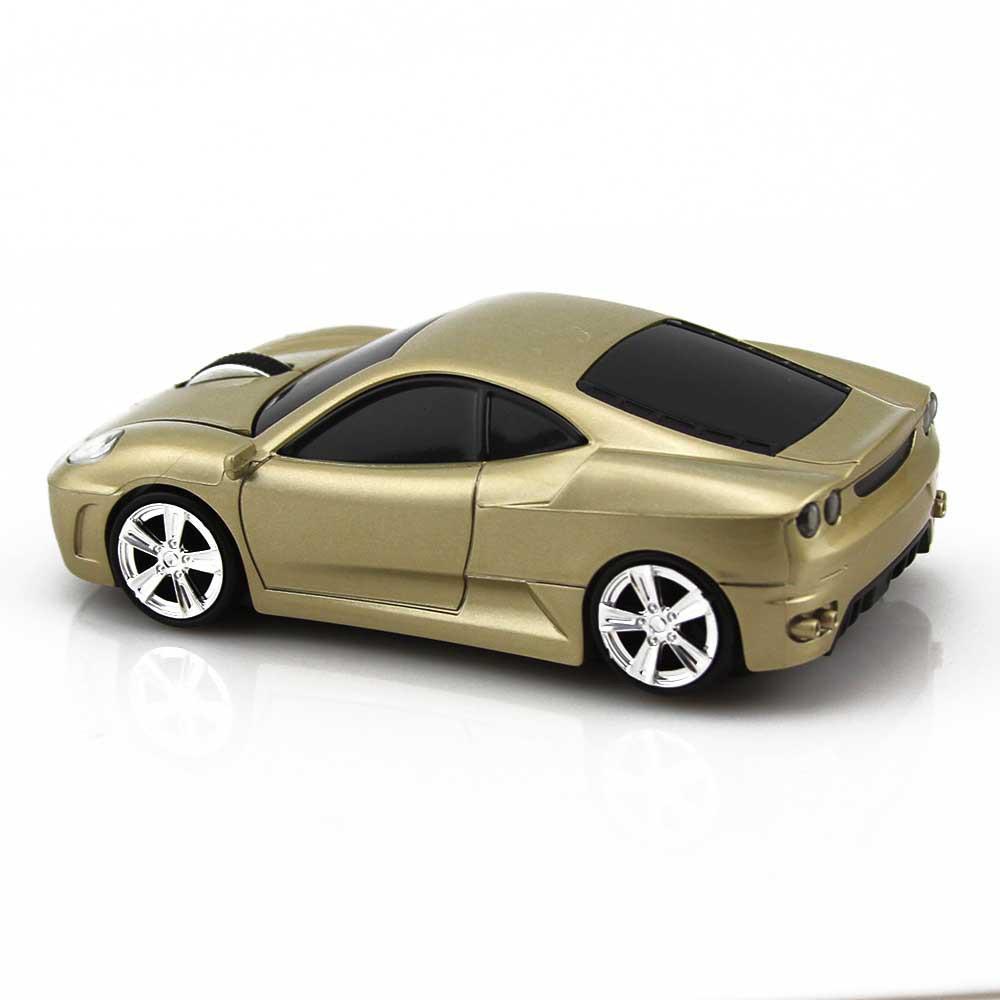 Chuột mô hình siêu xe️️Chuột bluetooth mini cao cấp - Chuột máy tính không dây mô hình ô tô (Ferrari) V3