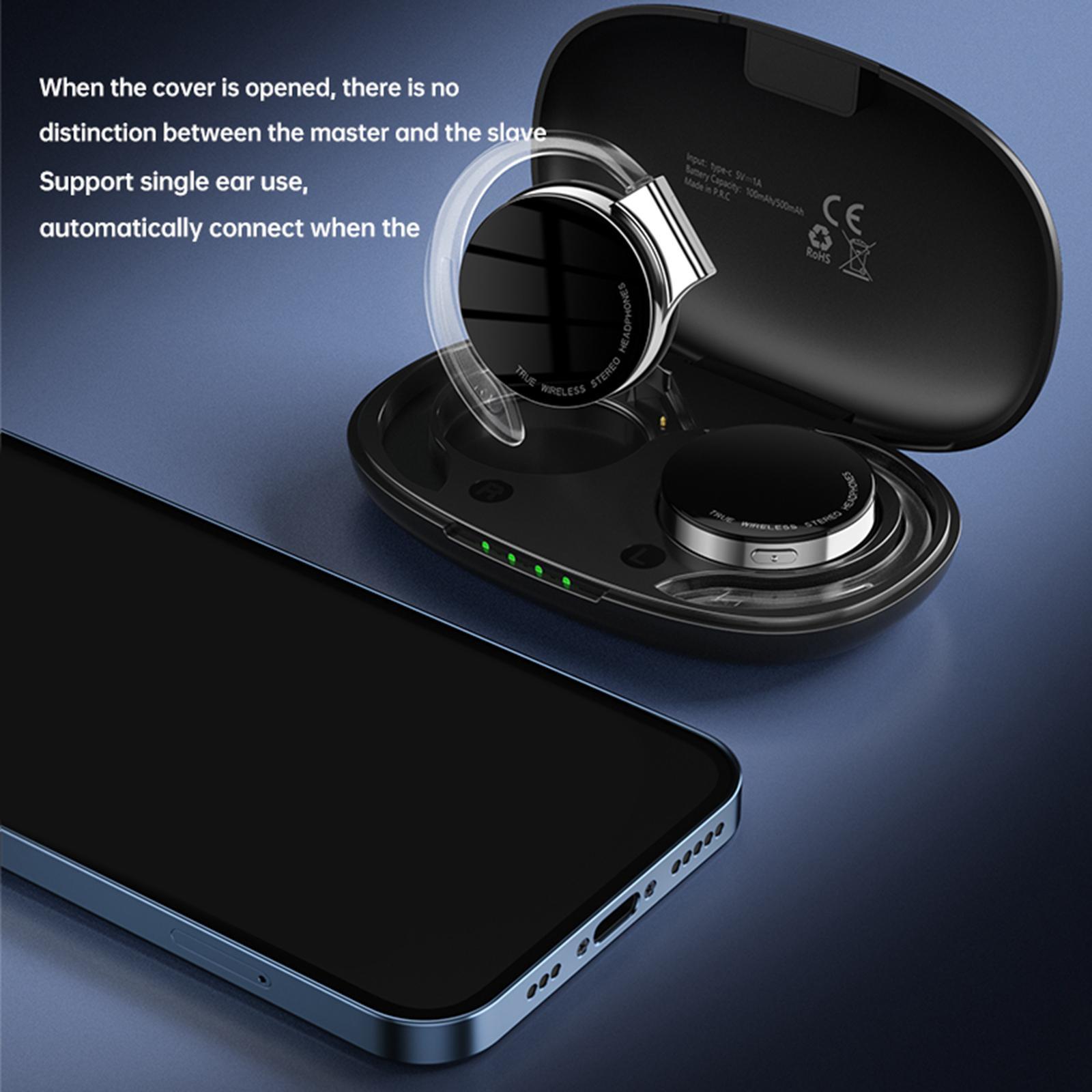 BT 5.2 Low Latency Earpiece Air Conduction Headphones for Running Driving Workout