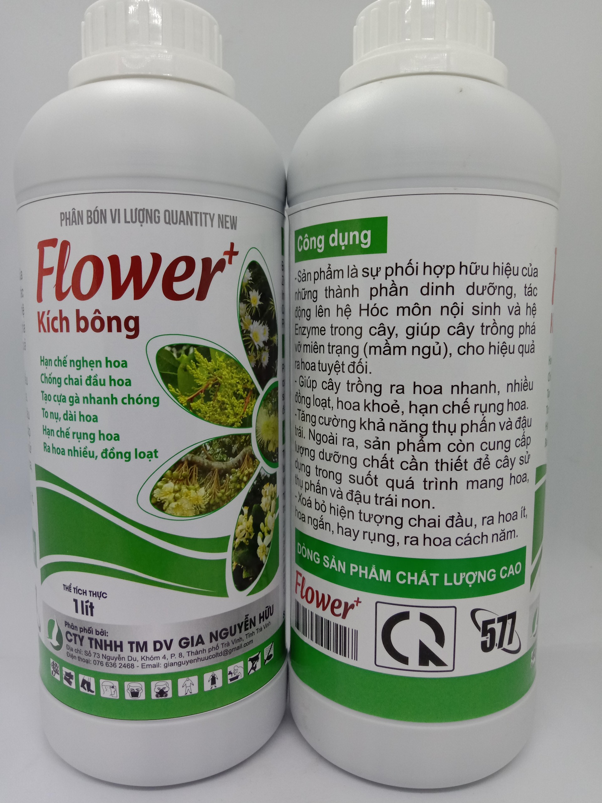 FLOWER KÍCH BÔNG (chai 1 lít) - DƯỠNG MẦM HOA, RA HOA ĐỒNG LOẠT