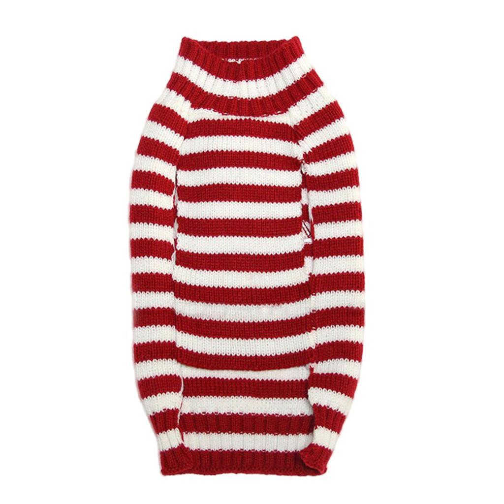XS/S/M/L Size Pet Dog Winter Warm Sweater Poodle Coat Apparel