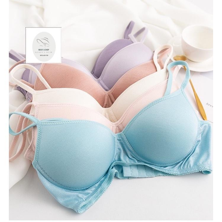 Áo Lót Cotton Lụa Đệm Mỏng Không Gọng AL26