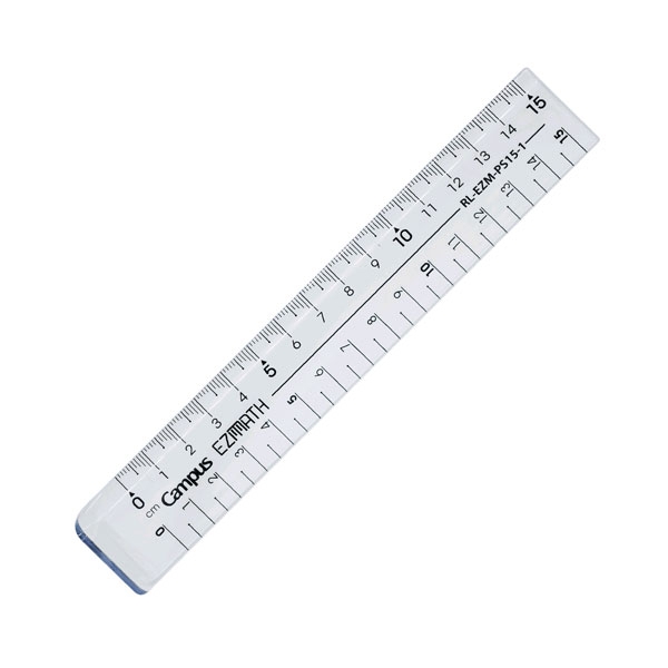 Thước Kẻ EZMath 15 cm Campus RL-EZM-PS15-1