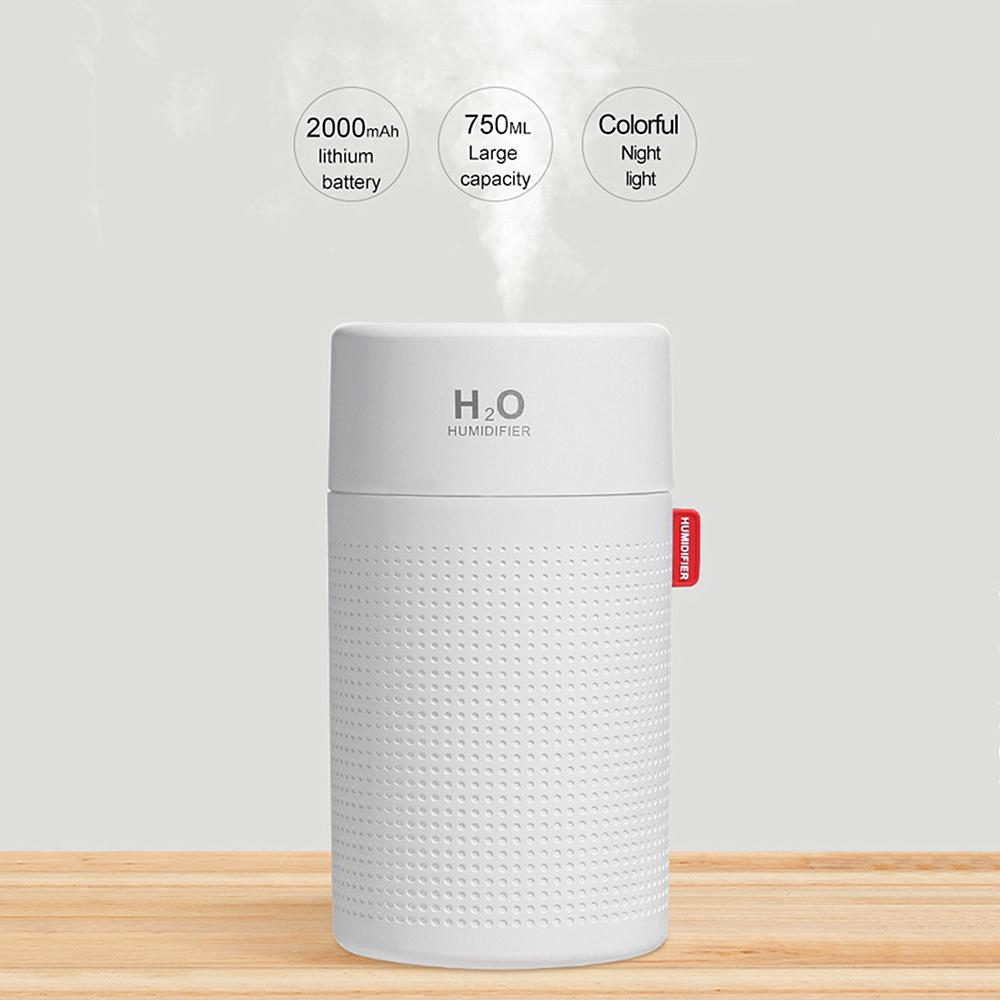 Không Dây Máy Tạo Độ Ẩm Không Khí Thơm Khuếch Tán 2000MAh Pin Sạc Máy Khuếch Tán Tinh Dầu Làm Thơm Phòng Humidificador Cho Gia Đình
