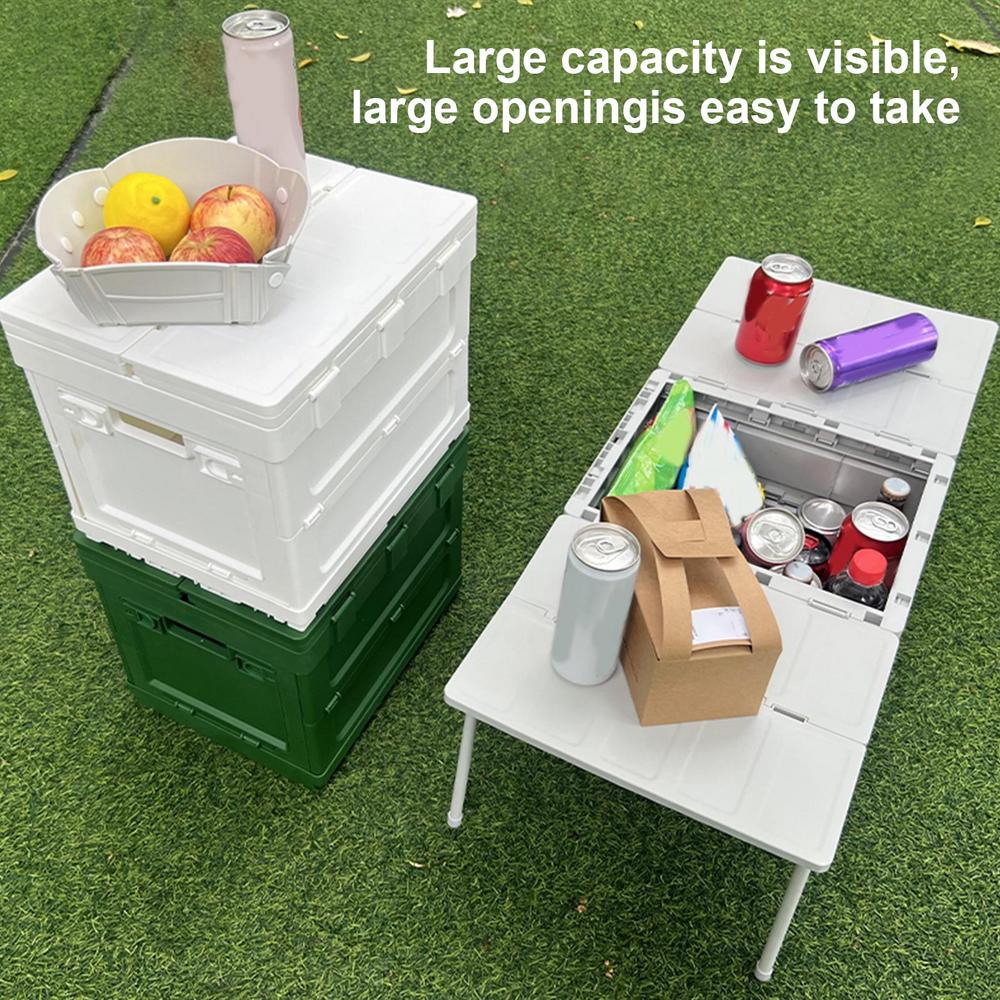 Hộp để đồ xếp gấp du lịch Food Bin Camping Picnic Table Cargo Storage Box