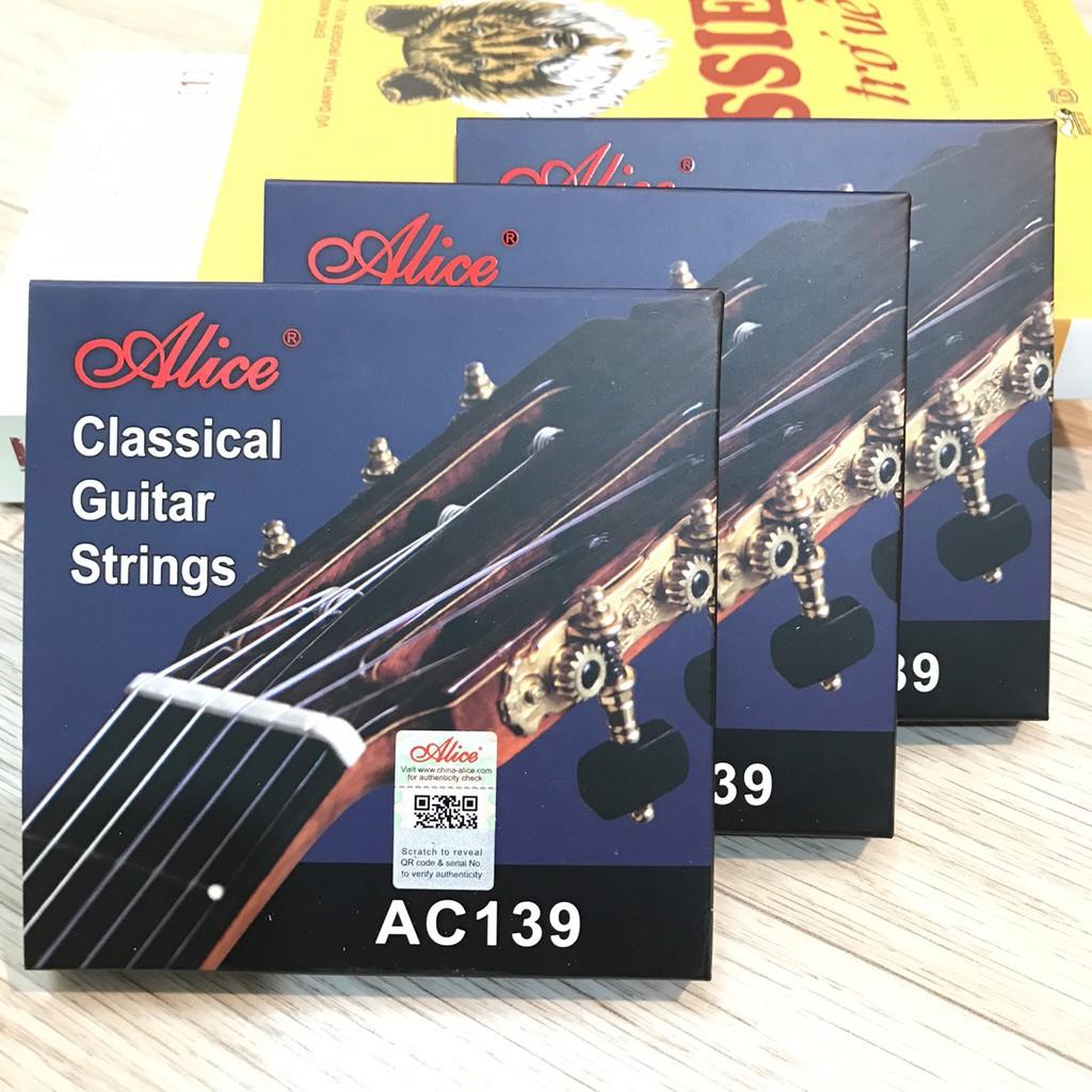 AC139 Classical Guitar String Set, Bộ dây guitar nylon cao cấp Alice AC139