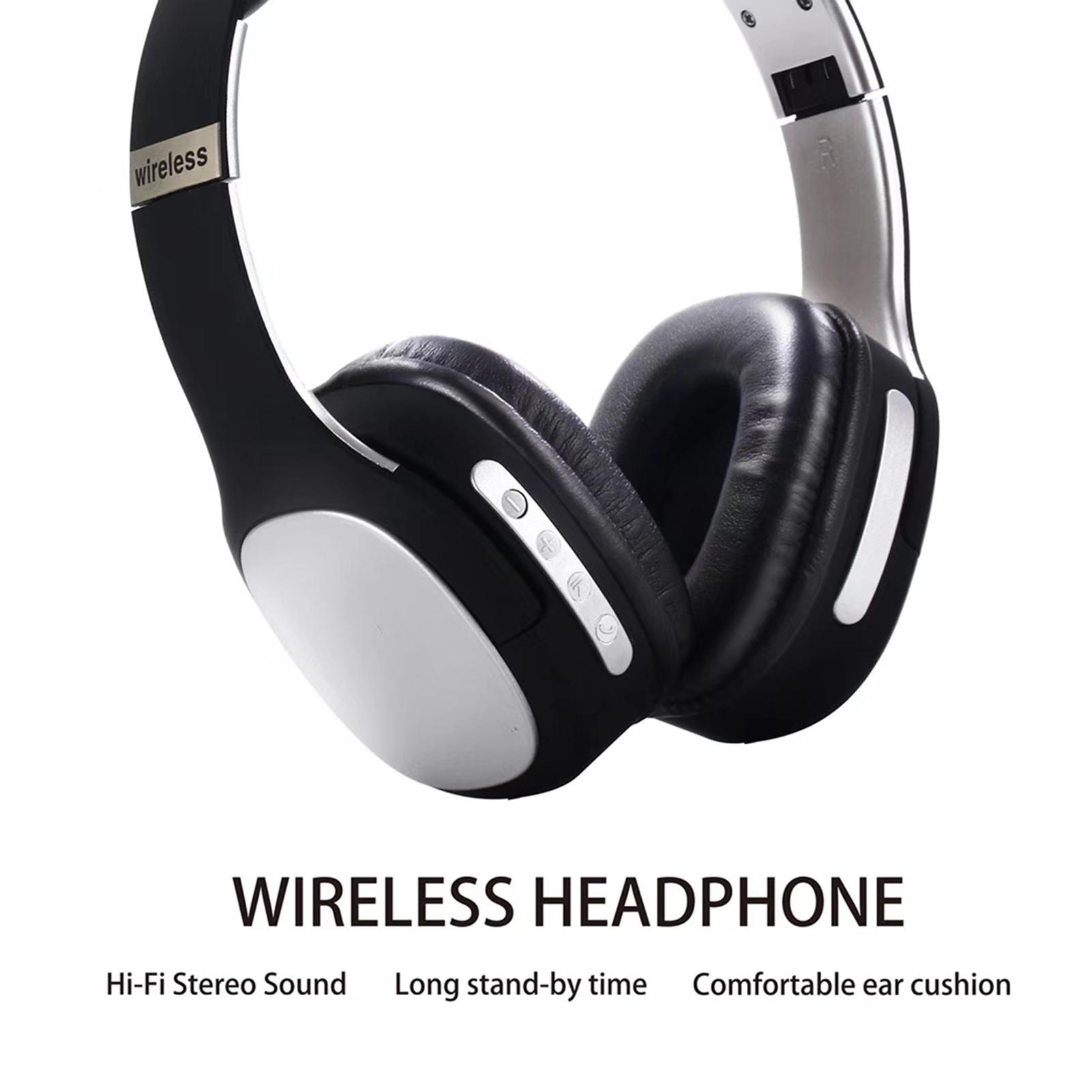 Tai Nghe Không Dây BT5.0 Mh3 Với Micrô Nút Âm Thanh Nổi HiFi