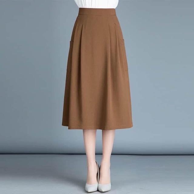 VÁY THIẾT KẾ DÁNG DÀI XẾP LY