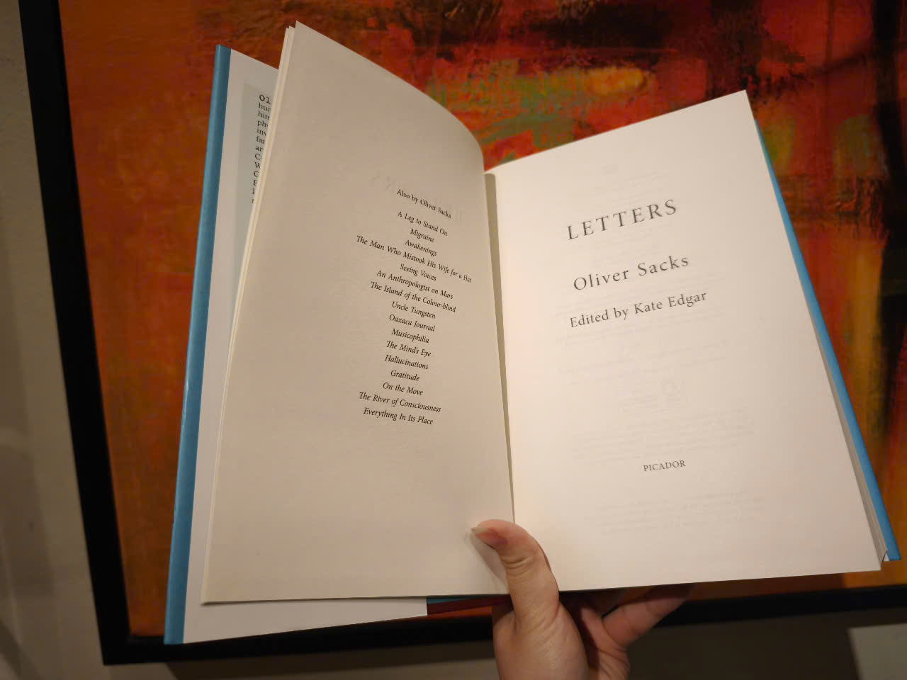 Sách - Letters: Collected Letters from One of the Greatest Humanists of Our Age by Oliver Sacks - English Book - Sách Hồi ký Ngoại văn