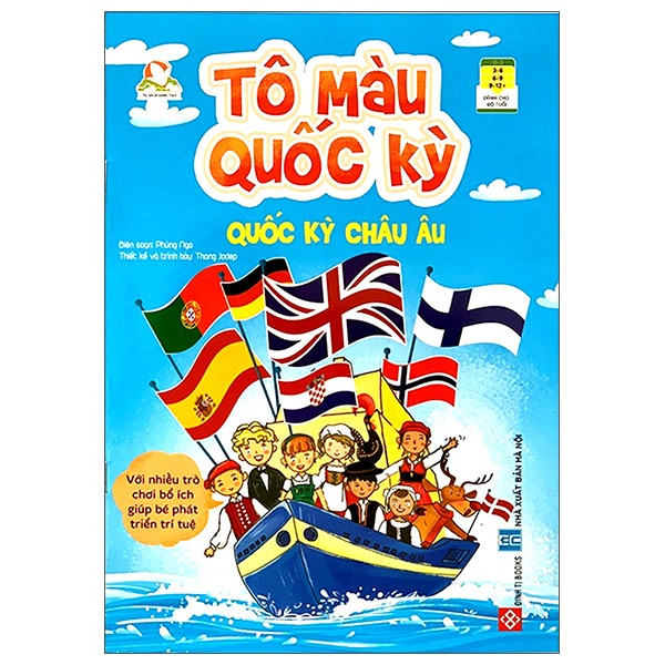 Combo 3 quyển Tô màu quốc kỳ