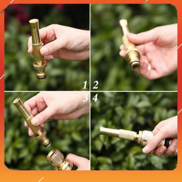 Bộ dây vòi xịt bơm nước tưới rửa ,tăng áp 3 lần,loại 3m,5m 206587 cút sập,nối nhựa vàng+ móc khoá