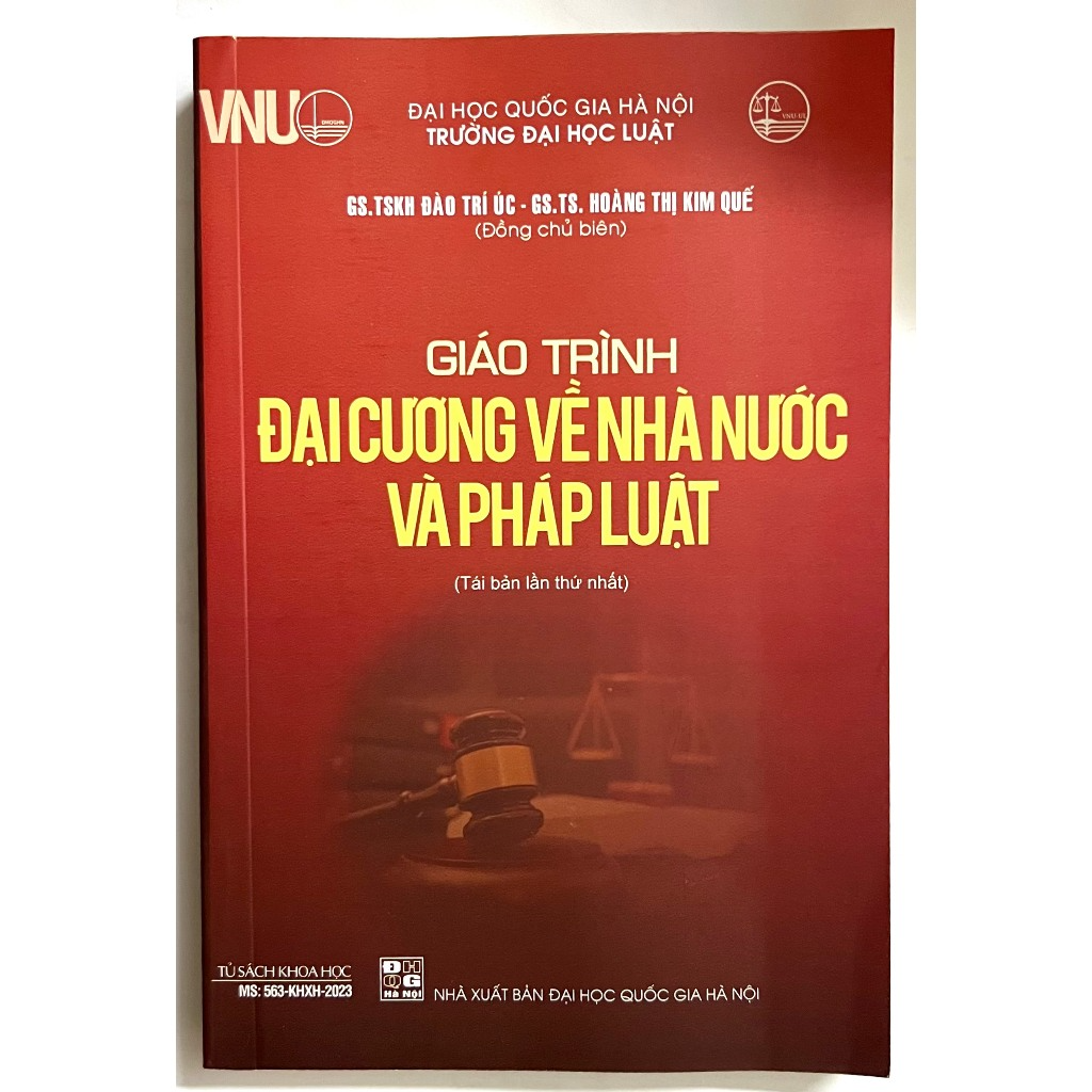Sách - Giáo trình Đại cương về nhà nước và pháp luật (Tái bản lần thứ nhất)