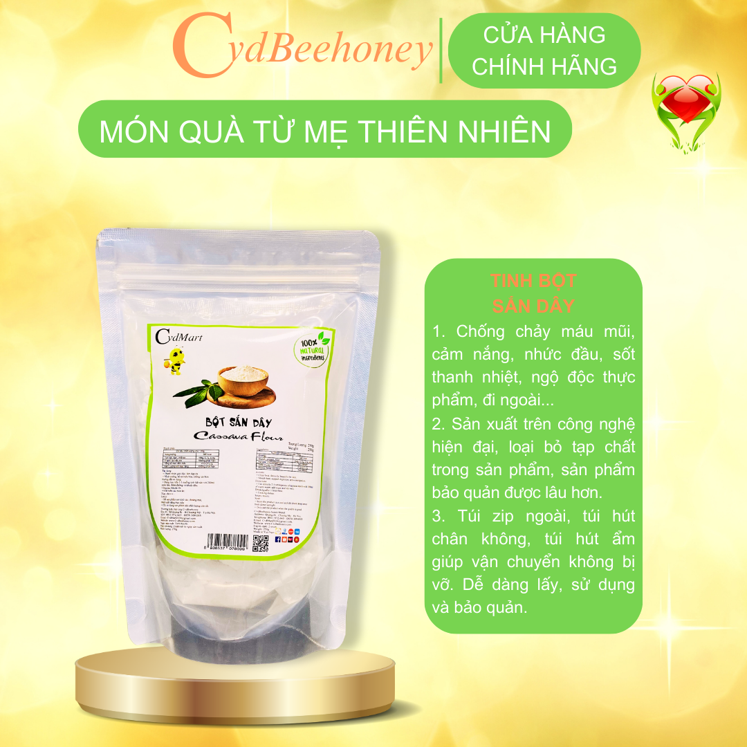 Bột Sắn CvdMart Dây 500g - Cassava flour