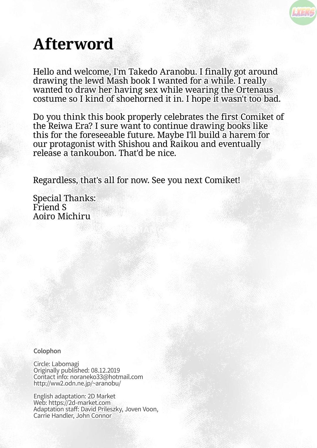 mash, nàng hầu dâm dục chapter 0 30