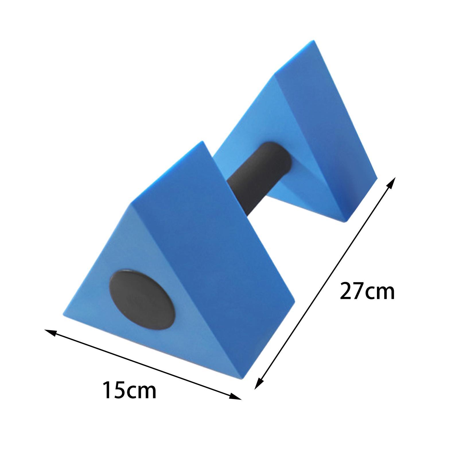 Aquatic Dumbbell Triangle Water Dumbbells EVA Aquatic Exercise Dumbbells High Buoyancy Swimming Barbell Hand Bar for Water Aerobics Workouts