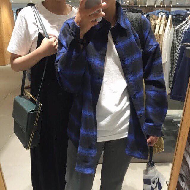 Áo Sơ Mi Flannel 3 Màu Sọc To