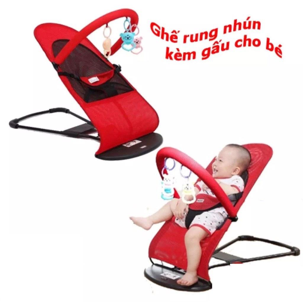 GHẾ RUNG NHÚN ĐA NĂNG CHO BÉ - MASSAGER CHO BÉ DỄ NGỦ