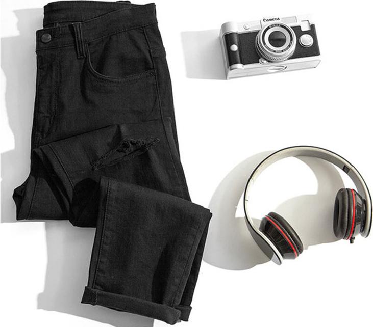 Quần Jean Nam Rách Gối Cao Cấp QJ102