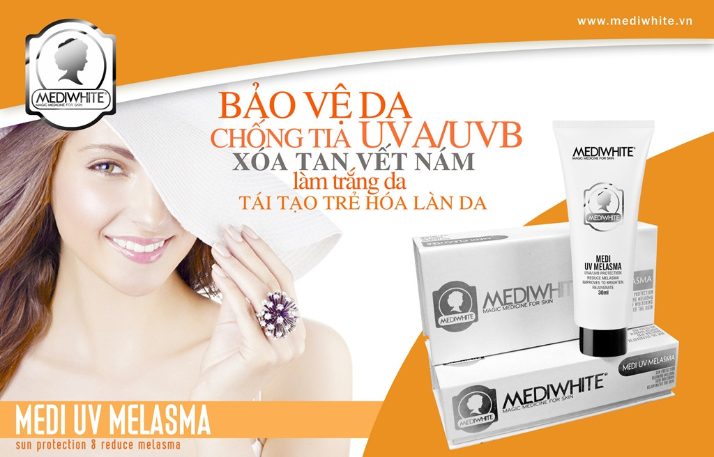 Kem chống nắng ngăn ngừa nám da Medi UV Melasma