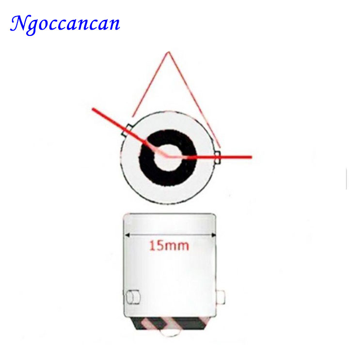 Bóng xi nhan ô tô, xe hơi 1 tóc 12V 21W Chân Lệch hộp 10 bóng