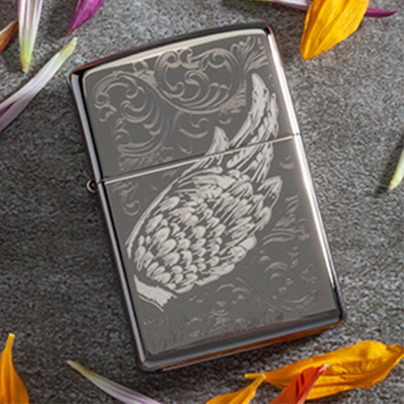 Bật Lửa Zippo Filigree Flame and Wing Design 29881