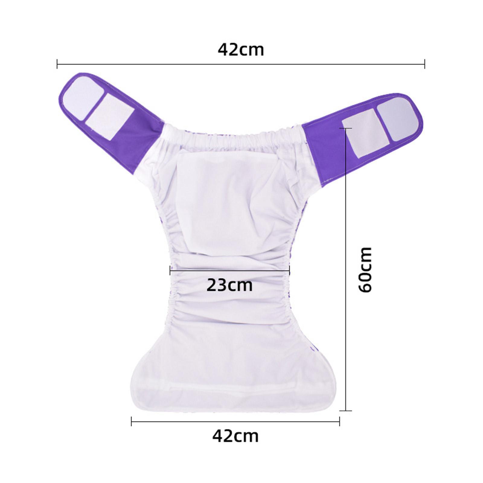 Adult Diaper Pants, Reusable Adult Diaper Nappy Cover, Adjustable Waist, Convenient Waterproof Adult Diaper Cover Adult Cloth Diaper Women Men