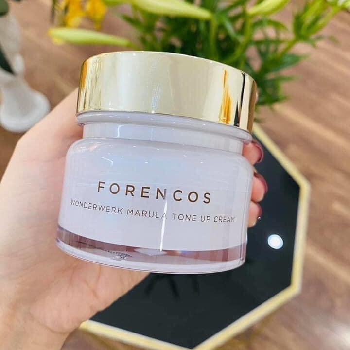 Kem Dưỡng Trắng Da Forencos Wonderwerk Marula Tone Up Cream (Màu Trắng)