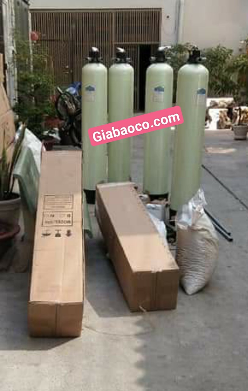 Vỏ Cột Lọc Nước Composite : Phi 220mm, Phi 250mm, Phi 300mm - Đã Bao Gồm Van 3 Ngã