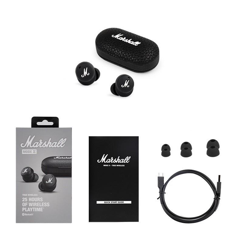 MARSHALL MODE II Tai nghe không dây Bluetooth TWS Tai nghe có hộp sạc Không thấm nước và tiện lợi