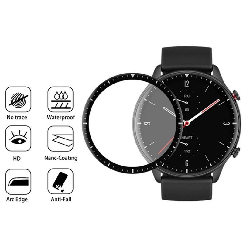 Cường lực màn hình 3D Cạnh Cong Full mặt kính cho Amazfit Gtr2/ gtr2e