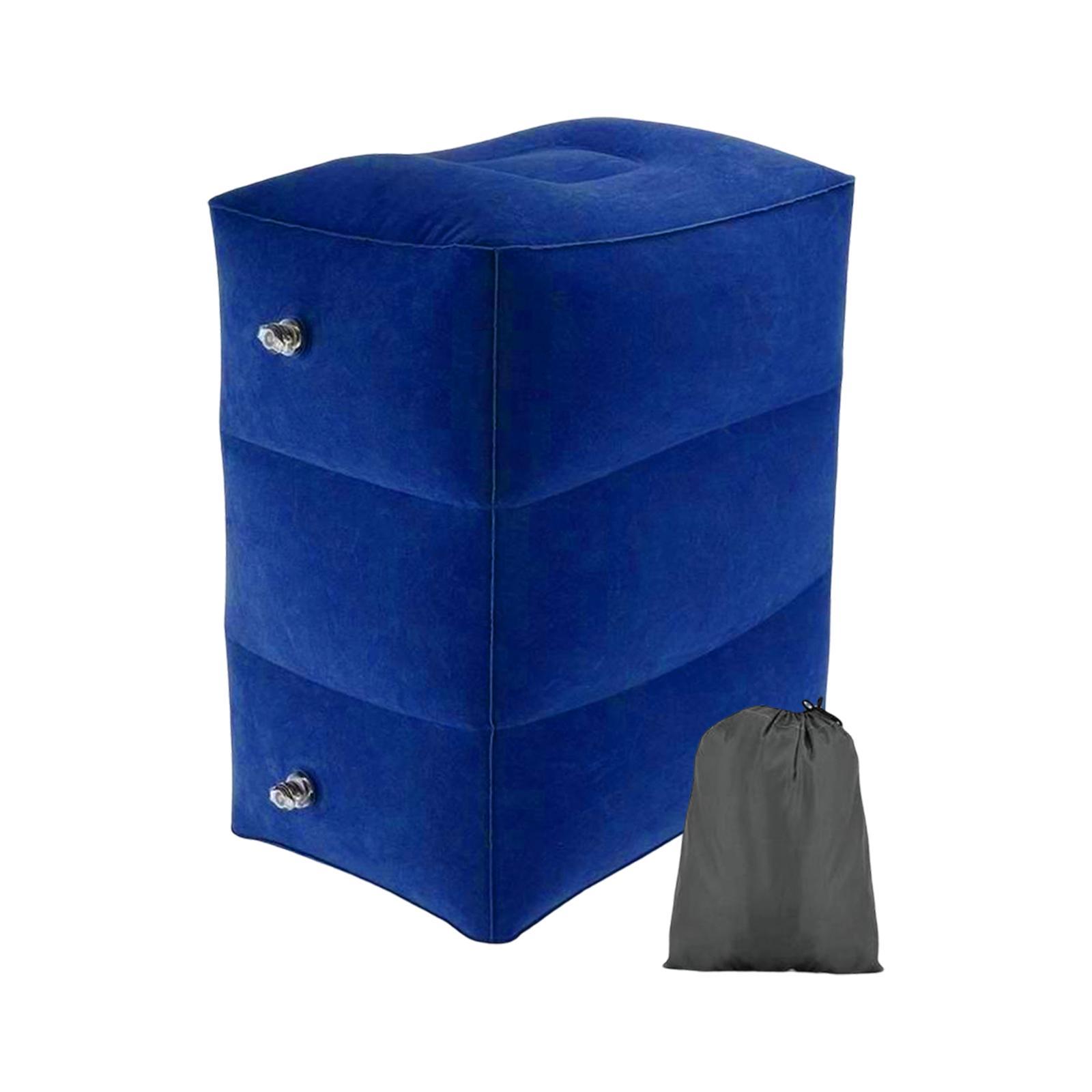 Foldable Inflatable Footrest Pillow Rest Pillow for Picnic Camping Home