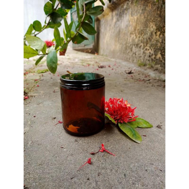 Hũ thủy tinh nâu 250ml