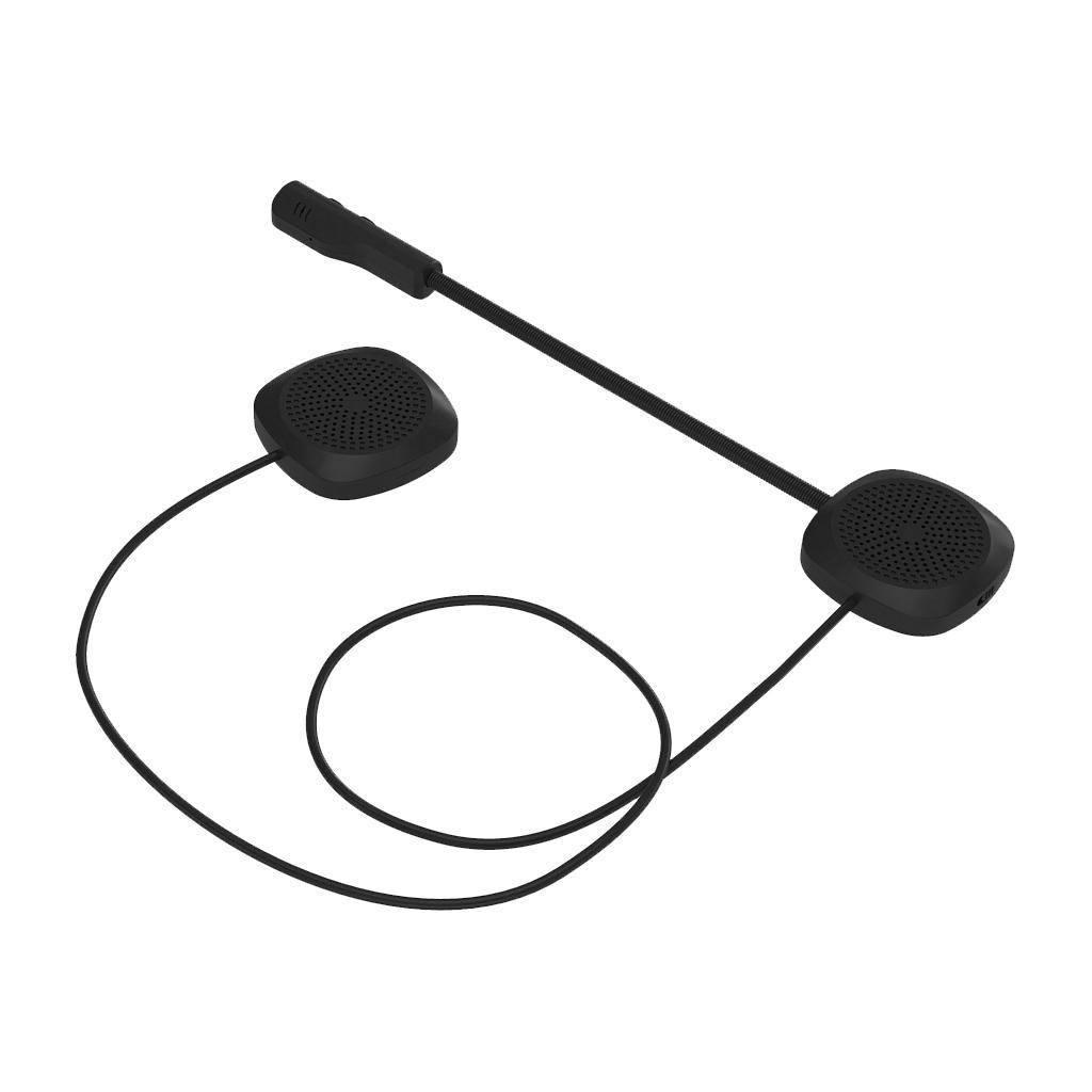 Bluetooth 5.0 Headphone MicClip Motorbike Microphone Headset NEW