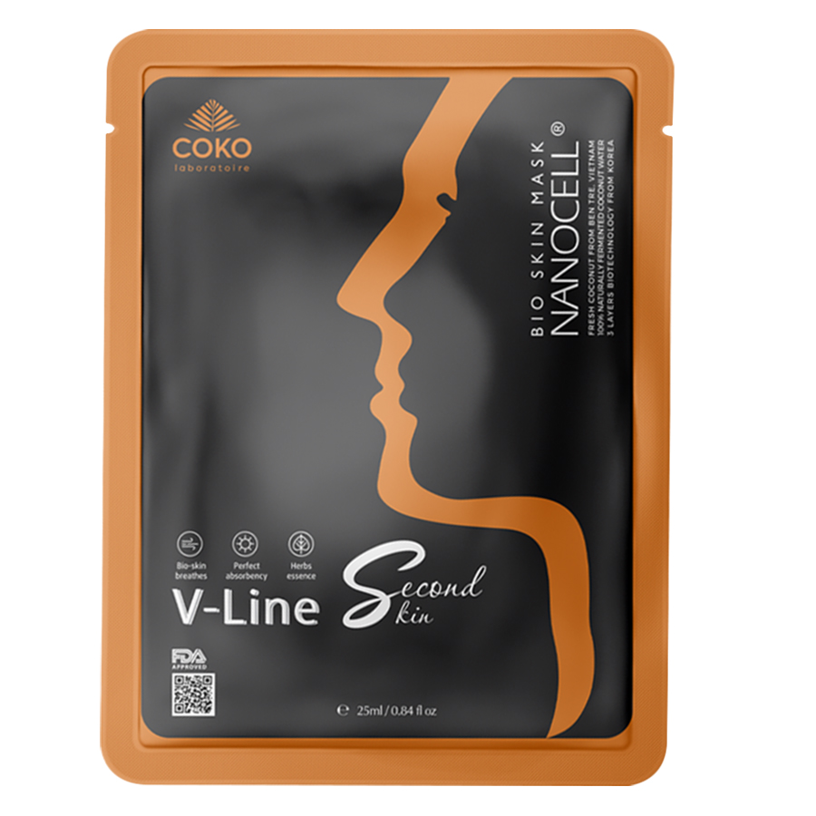 Hộp 6 Miếng Mask Sinh Học Coko Nacocell UV, Vline, Detox