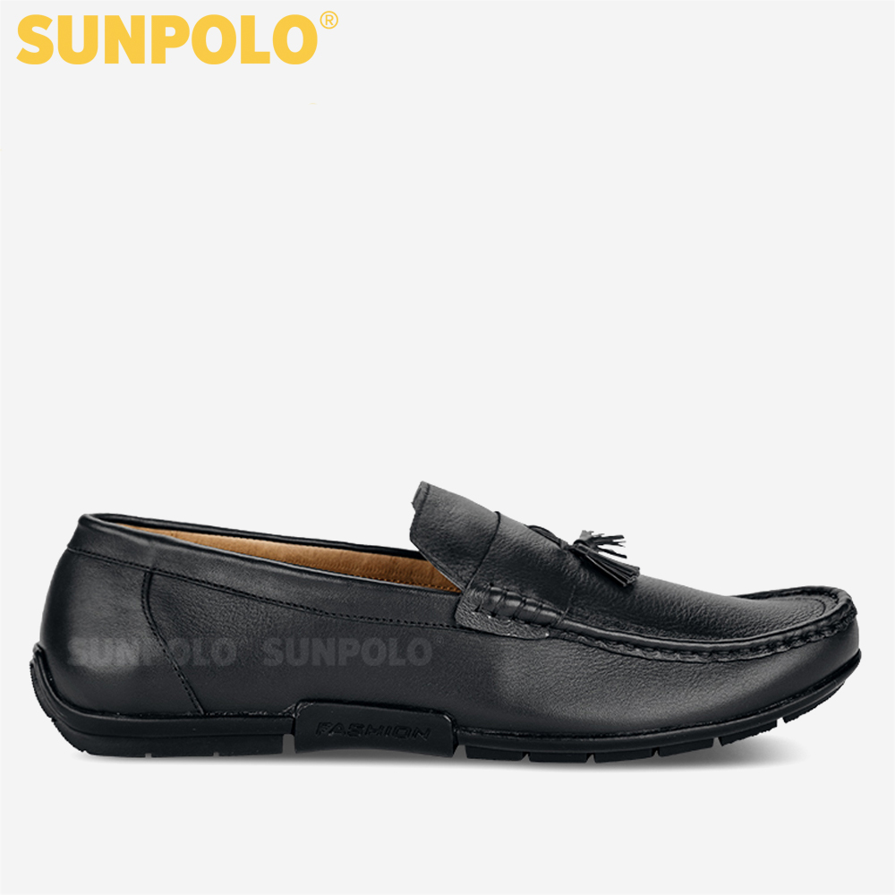 Giày Mọi Nam Da Bò SUNPOLO SUKT2581