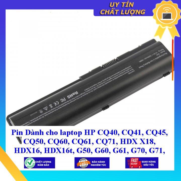 Pin dùng cho laptop HP CQ40 CQ41 CQ45 CQ50 CQ60 CQ61 CQ71 HDX X18 HDX16 HDX16t G50 G60 G61 G70 G71 DV4-1X - Hàng Nhập Khẩu  MIBAT317
