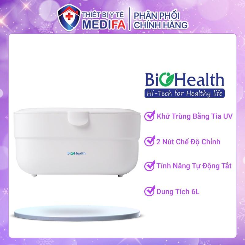 Máy tiệt trùng bình sữa BioHealth BH5100 sử dụng tia UV khử khuẩn cửa trên dung tích 6L