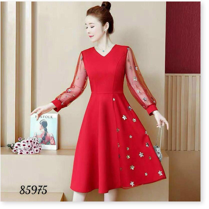 ĐẦM XÒE UMI TAY DÀI PHỐI LƯỚI