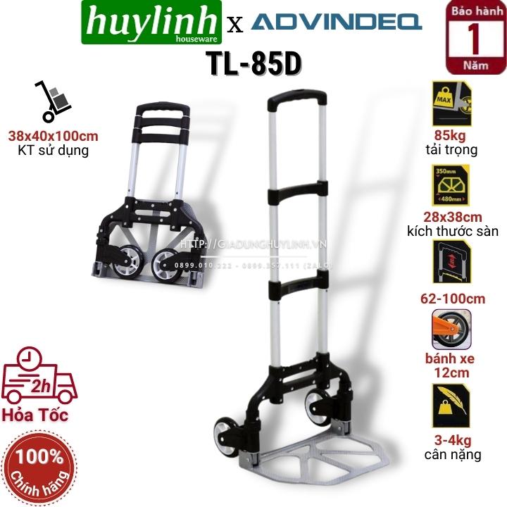 Xe Đẩy Hàng 2 Bánh Rút Gọn Advindeq TL-85D - Hàng Chính Hãng