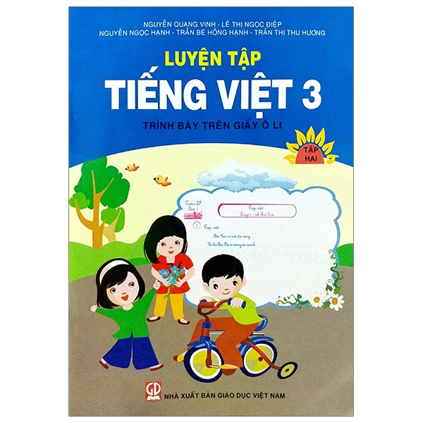 Luyện Tập Tiếng Việt 3 - Tập 2 (Trình Bày Trên Giấy Ô Li)