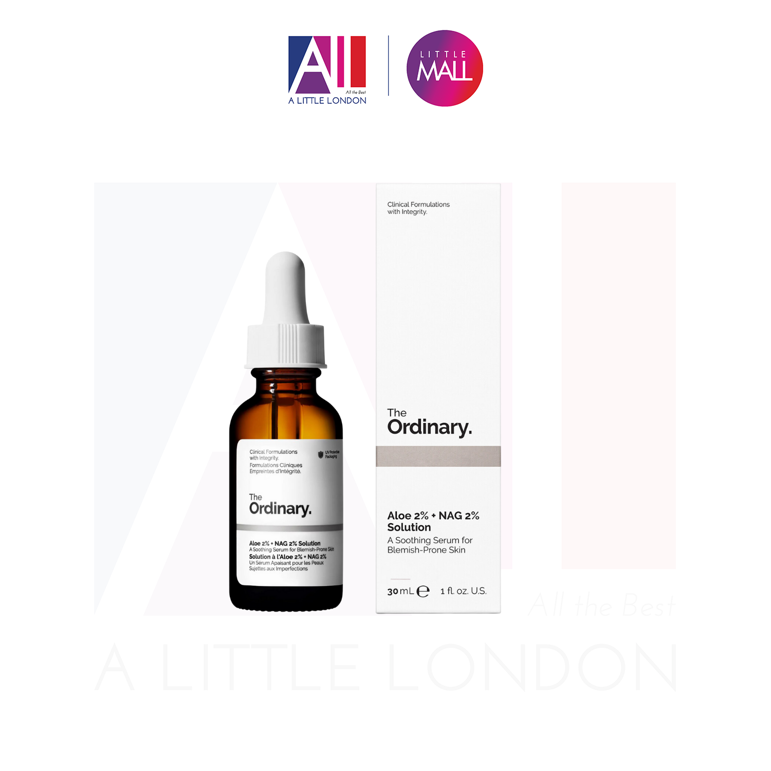 Tinh chất làm dịu da The Ordinary ALOE 2% + NAG 2% Solution 30ml