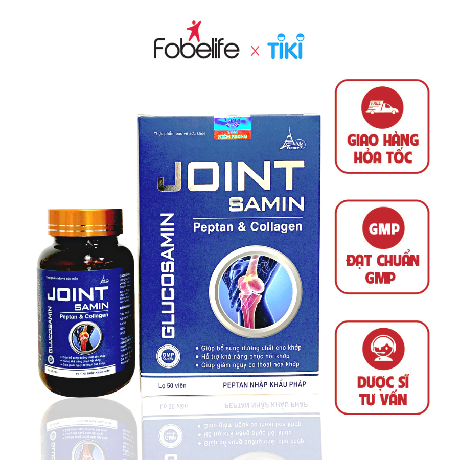 Viên Uống Giảm Đau Mỏi Khớp Bổ Sung Dưỡng Chất Làm Trơn Ổ Khớp JOINT SAMIN ( Hủ 50 viên )