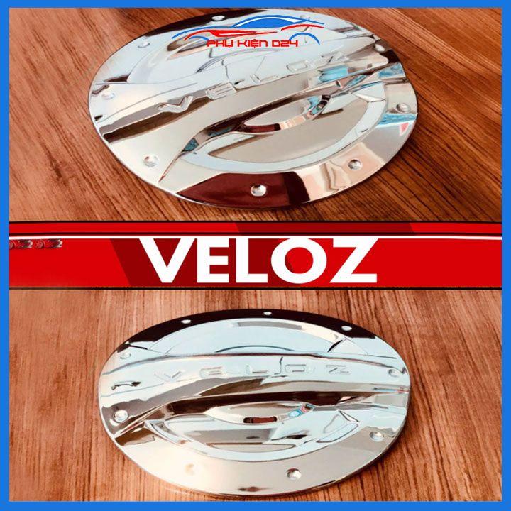 Ốp nắp xăng Veloz 2022-2023 mạ crom bảo vệ chống trầy trang trí ô tô